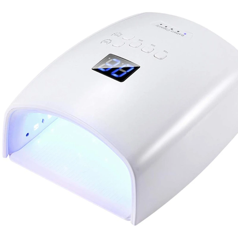UV Nail Lamp Gel Nail Dryer 48W LED Nails Light Chargeable Nail Polish Curing Lamp for Fingernail & Toenail Gels Based Polishes
UV Nail Lamp Gel Nail Dryer 48W LED Nails Light Chargeable Nail Polish Curing Lamp for Fingernail & Toenail Gels Based Polishes