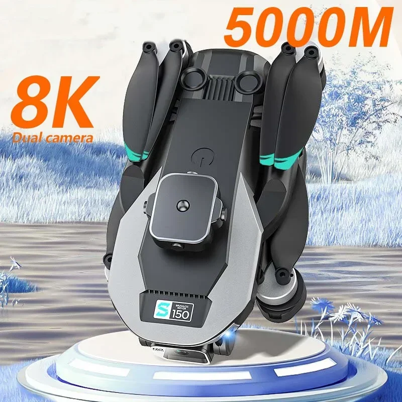 S150 ESC Dual Camera Drone 4K Optical Flow Positioning Dron Brushless Motor FourSided Obstacle Avoidance Quadcopter
S150 ESC Dual Camera Drone 4K Optical Flow Positioning Dron Brushless Motor FourSided Obstacle Avoidance Quadcopter
