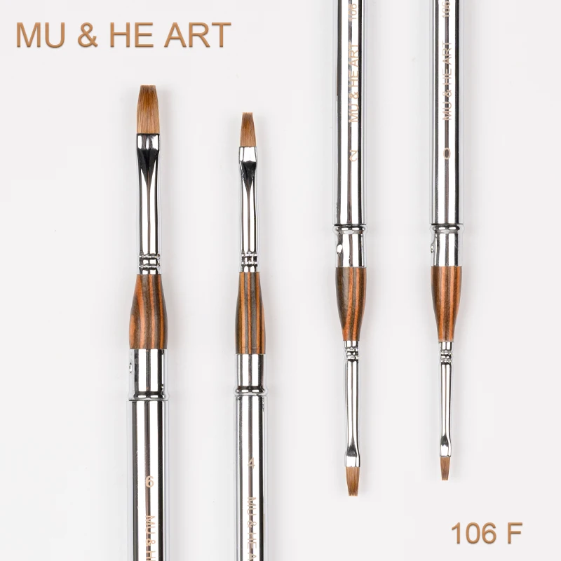 Pure Kolinsky Hair Flat With Brass Cap Watercolor & Oil & Acrylic Painting Brushes Travel Set 106F
Pure Kolinsky Hair Flat With Brass Cap Watercolor & Oil & Acrylic Painting Brushes Travel Set 106F