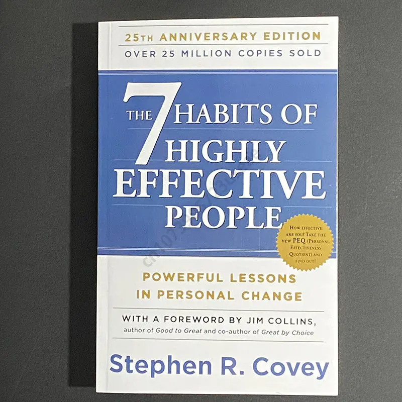 

The 7 Habits of Highly Effective People By Stephen R. Covey In English Original Professional Management Reading Book for Adult