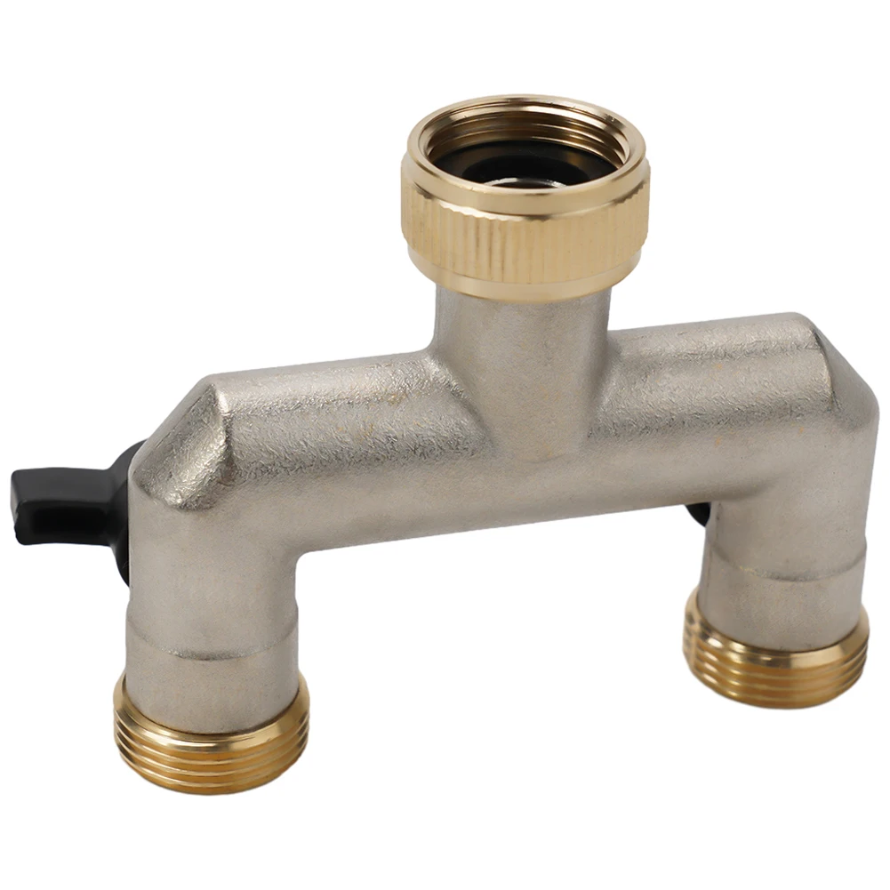 Water Pipe Connector Brass Tap Splitter 2 Way 3/4 Inch Brass Hose Tap Splitter Tap Splitter With 2 Valves Lawns Vegetables
Water Pipe Connector Brass Tap Splitter 2 Way 3/4 Inch Brass Hose Tap Splitter Tap Splitter With 2 Valves Lawns Vegetables
