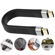 4K USB-C 3.1 Gen 2 Cable 10G Chip Short Type C Video Sync Charger Cable PD 60W 4K Video High-speed Data Transmission
4K USB-C 3.1 Gen 2 Cable 10G Chip Short Type C Video Sync Charger Cable PD 60W 4K Video High-speed Data Transmission