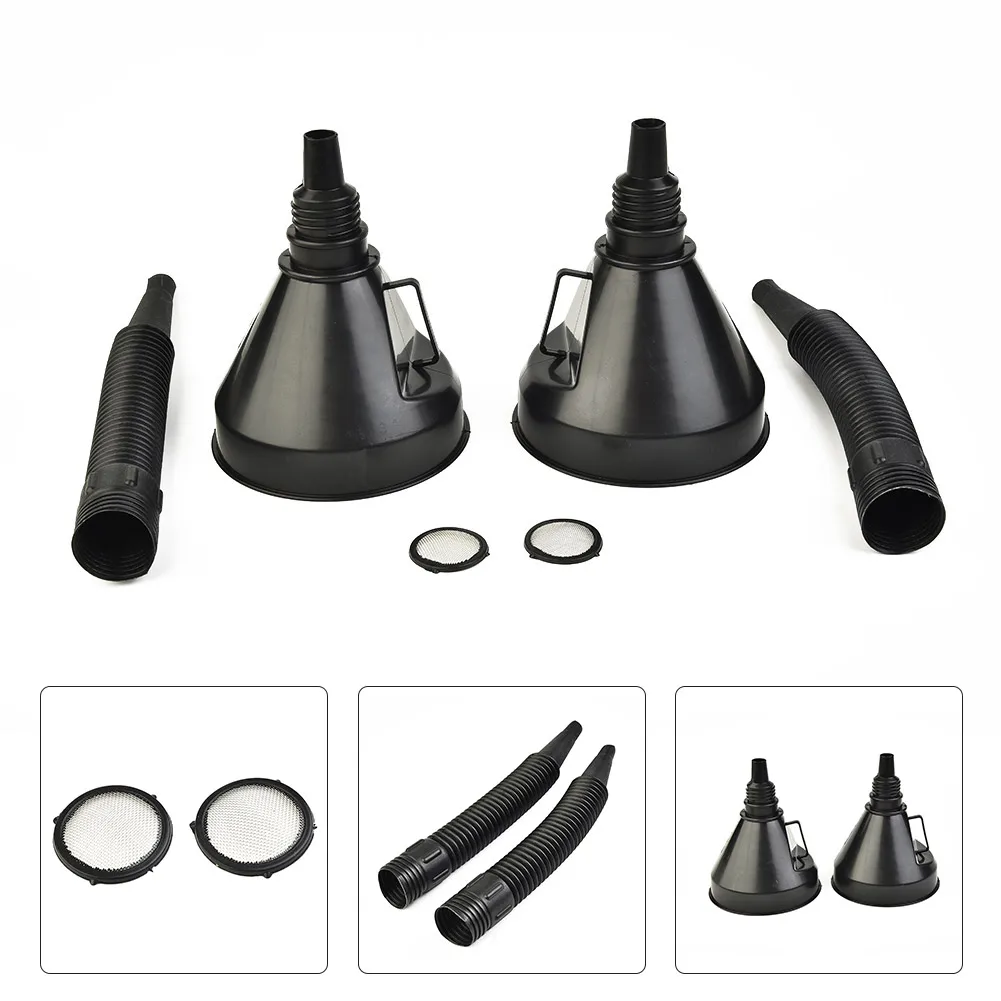 2pcs Motorcycle Car Plastic Spout Filling Funnel Flexible Nozzle Funnel For Engine Oil Coolant Petrol Diesel Gasoline Kerosene
2pcs Motorcycle Car Plastic Spout Filling Funnel Flexible Nozzle Funnel For Engine Oil Coolant Petrol Diesel Gasoline Kerosene
