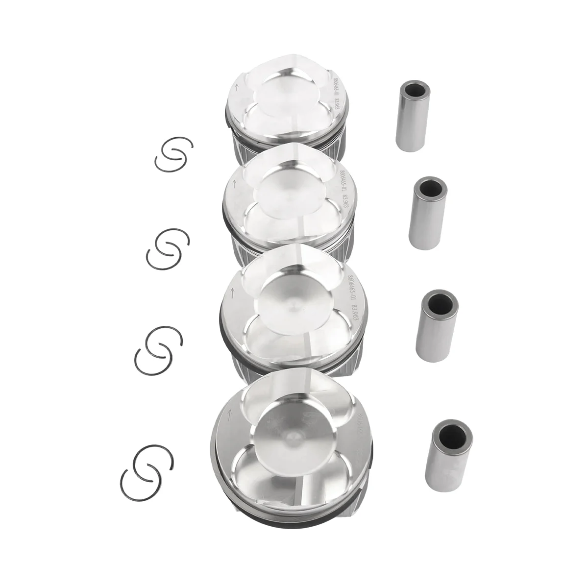 Pistons&Rings Set CR 11:1/Φ84mm/Φ22mm for BMW 2.0T 220IM 320I 420I 420I Part Number:11258606461,11257594453,11257640168
Pistons&Rings Set CR 11:1/Φ84mm/Φ22mm for BMW 2.0T 220IM 320I 420I 420I Part Number:11258606461,11257594453,11257640168