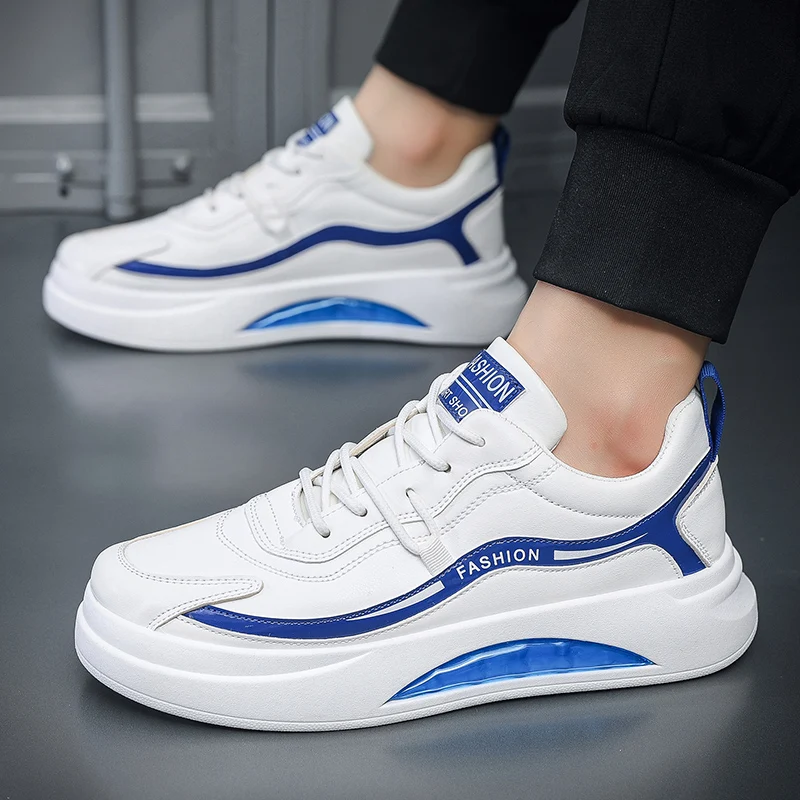 Running Sneakers Men Air Cushion White Shoe Fashion Casual Breathable Height Increased Flat Platform Board Shoes Tenis Masculino
Running Sneakers Men Air Cushion White Shoe Fashion Casual Breathable Height Increased Flat Platform Board Shoes Tenis Masculino