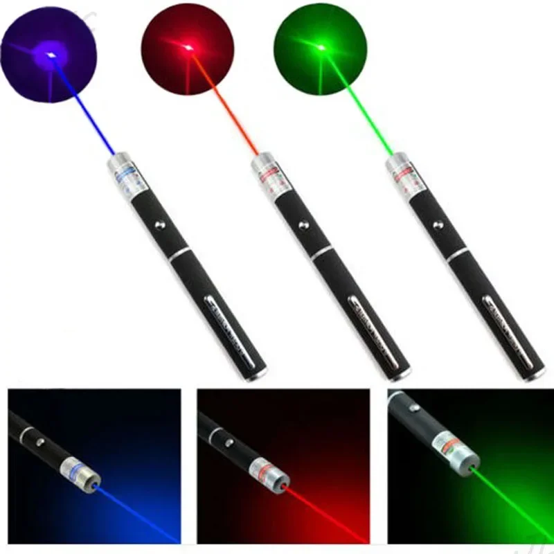 

3 Colors Tactical Camping Tool Not Included Batteries Green Laser Flashlight Hiking Camping Long-distance Laser Beam