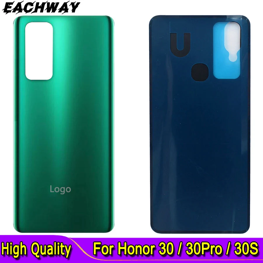 

For Huawei Honor 30 Back Battery Cover Door Rear Glass Housing Huawei Honor 30 Battery Cover Honor 30 Pro Housing Case