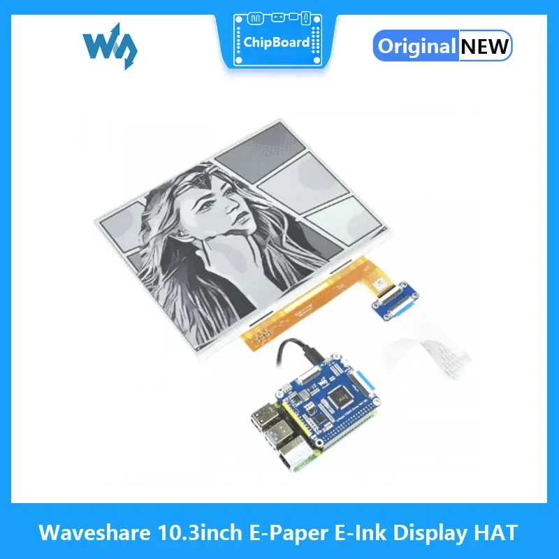 Waveshare 10,3 дюймовая электронная бумага e-Ink Display HAT для Raspberry Pi, 1872*1404, черный/белый, 16 серых весов, USB / SPI / I80
Waveshare 10,3 дюймовая электронная бумага e-Ink Display HAT для Raspberry Pi, 1872*1404, черный/белый, 16 серых весов, USB / SPI / I80