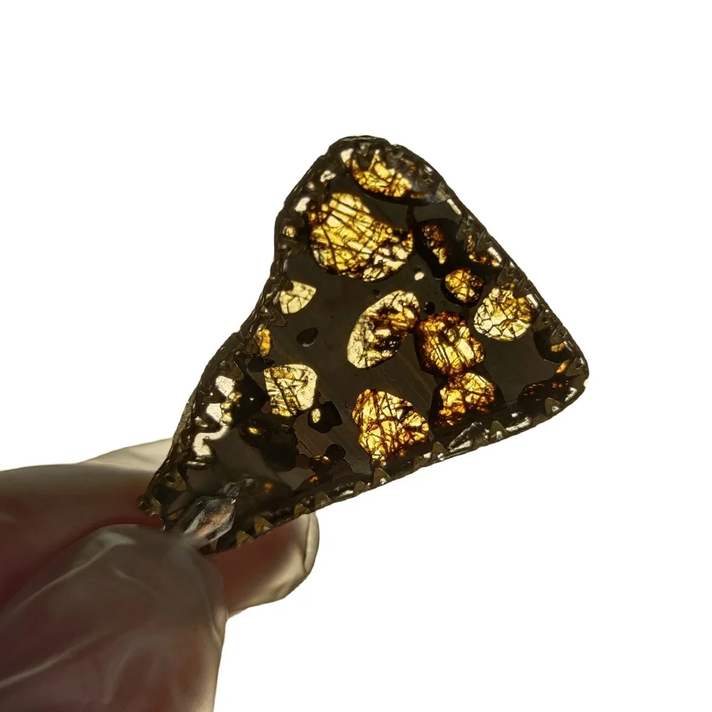 Brenham Meteorite Pendant Natural olive meteorite pendant Jewelry material Specimen pendant for men and women - TB291
Brenham Meteorite Pendant Natural olive meteorite pendant Jewelry material Specimen pendant for men and women - TB291