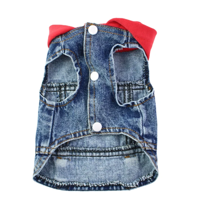 Pet Clothes Bichon Teddy Dog Hooded Ripped Little Daisy Embroidered Denim Vest Spring, Autumn and Winter New
Pet Clothes Bichon Teddy Dog Hooded Ripped Little Daisy Embroidered Denim Vest Spring, Autumn and Winter New