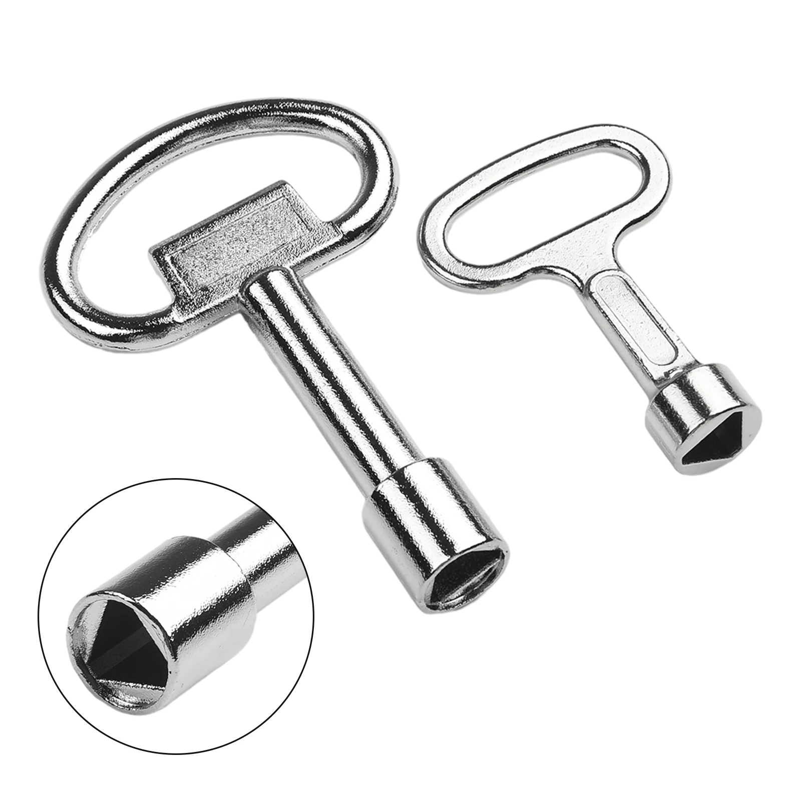 Bathroom Home Valve Key Valve Switch Control Cabinet Corrosion Resistance Rust Prevention Silver Triangle Wrench For Valve
Bathroom Home Valve Key Valve Switch Control Cabinet Corrosion Resistance Rust Prevention Silver Triangle Wrench For Valve