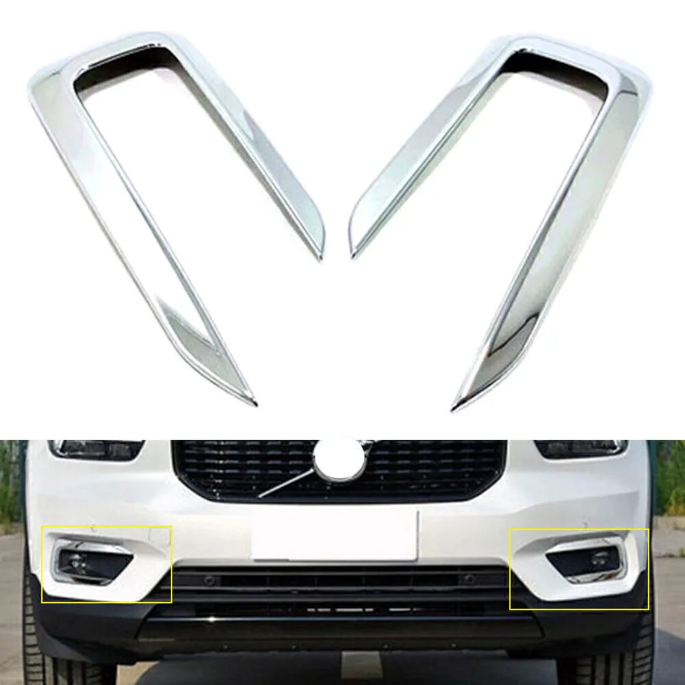 1 Pair ABS Chrome Front Fog Lamp Decorative Frame Cover Trim For Volvo XC40 2018-2022 Foglight Molding Garnish Accent Frame Part
1 Pair ABS Chrome Front Fog Lamp Decorative Frame Cover Trim For Volvo XC40 2018-2022 Foglight Molding Garnish Accent Frame Part