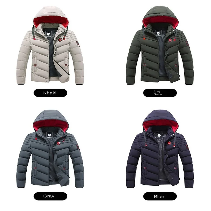 Down Light Jackets Men's Clothing Free Shipping Knitted Coat Casual Varsity Man Style Heating Hooded Sweatshirt With Zipper Cold
Down Light Jackets Men's Clothing Free Shipping Knitted Coat Casual Varsity Man Style Heating Hooded Sweatshirt With Zipper Cold