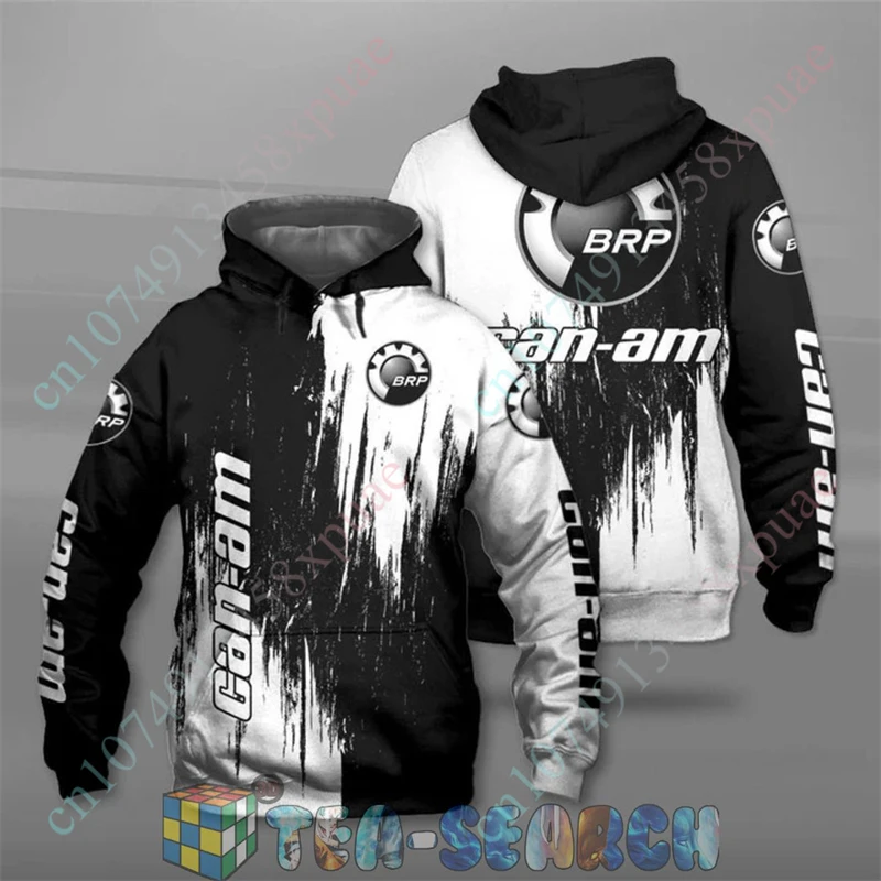 

Can-am Unisex Zip Hoodies Harajuku Men's Clothing Top Anime Oversize Hoodie Casual 3D Printing Sweatshirt Essentials Streetwear