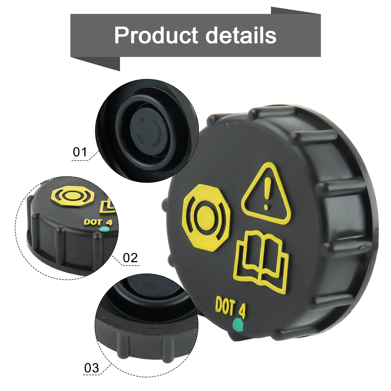 Reservoir Cap Brake Fluid ABS For Fiesta MK5 02-08 For Focus MK2 2004-2011 For Galaxy MK3 2006-2015 (WM) For Ford
Reservoir Cap Brake Fluid ABS For Fiesta MK5 02-08 For Focus MK2 2004-2011 For Galaxy MK3 2006-2015 (WM) For Ford