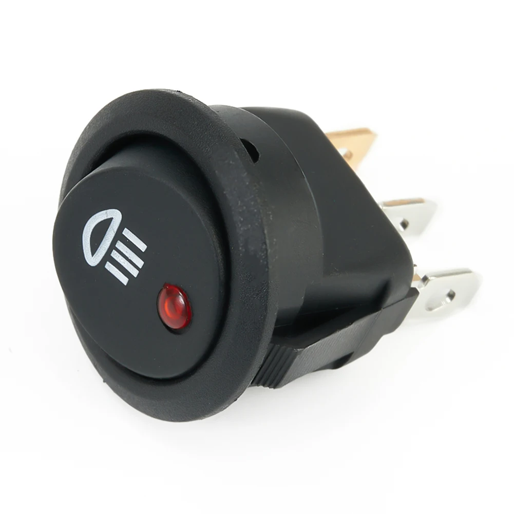 23x23mm On-Off Rocker Fog Light Switch Round DC 12V 20A Red Led Fog Light Lamp Symbol Car Van Truck Switch Parts
23x23mm On-Off Rocker Fog Light Switch Round DC 12V 20A Red Led Fog Light Lamp Symbol Car Van Truck Switch Parts