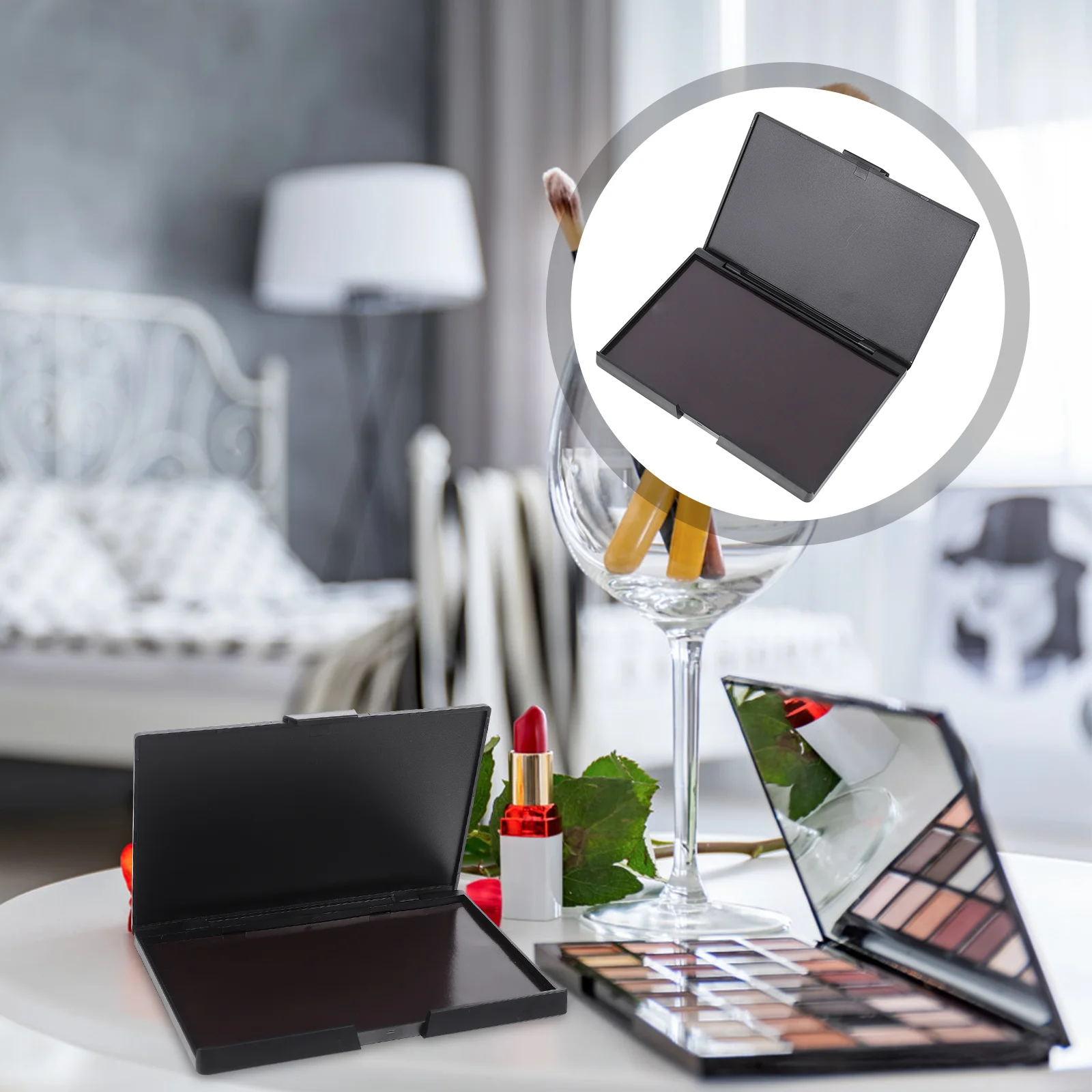 Magnetic Eye Shadow DIY Eyeshadow Palette Travel Pans Abs Empty Organizer Plate 
Magnetic Eye Shadow DIY Eyeshadow Palette Travel Pans Abs Empty Organizer Plate