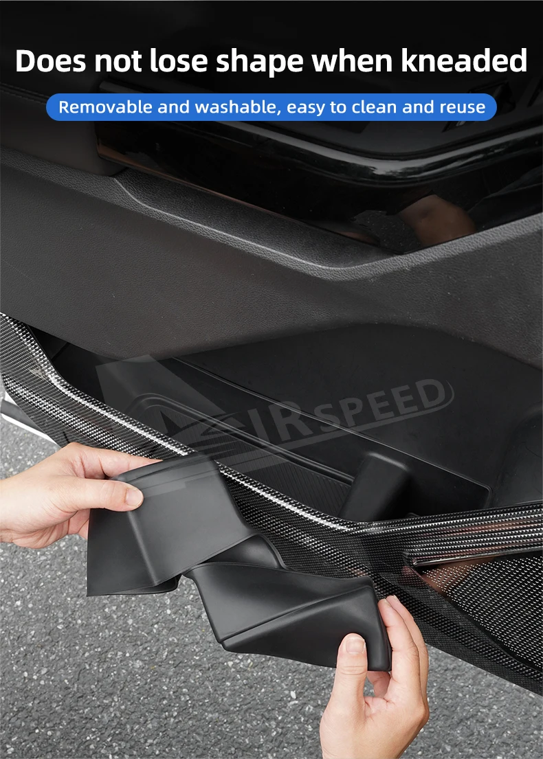 2pcs Silicone for Ford Explorer 2020 2021 2022 2023 2024 2025 Car Door Storage Box Armrest Holder Organizer Accessories LHD RHD S38d895c6845a418d90d3d5f282de5266a