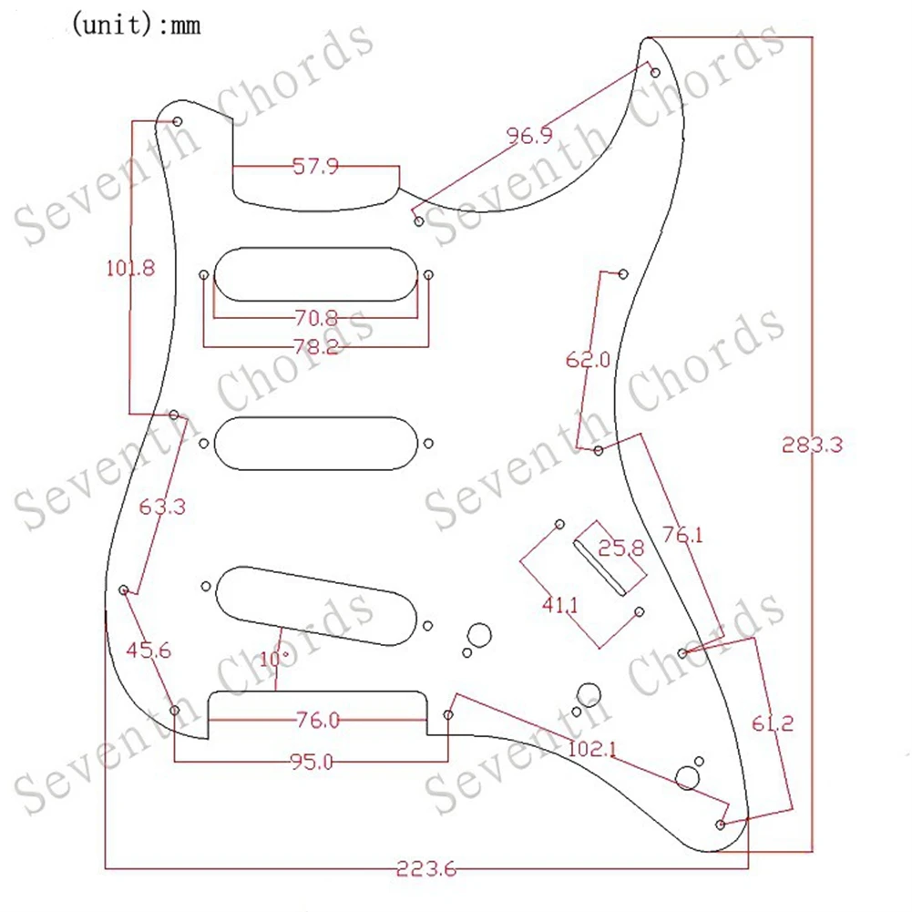 Запасные части для струйных гитар SSS Pickguard, запасные части, запасные части, 11 отверстий, 3-слойные аксессуары, басы
Запасные части для струйных гитар SSS Pickguard, запасные части, запасные части, 11 отверстий, 3-слойные аксессуары, басы