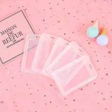 5pcs Transparent Card Case Cover Sleeve Work ID Clear Card Holder Clear Protector Cover Unisex Women Men Office School Supplies
5pcs Transparent Card Case Cover Sleeve Work ID Clear Card Holder Clear Protector Cover Unisex Women Men Office School Supplies