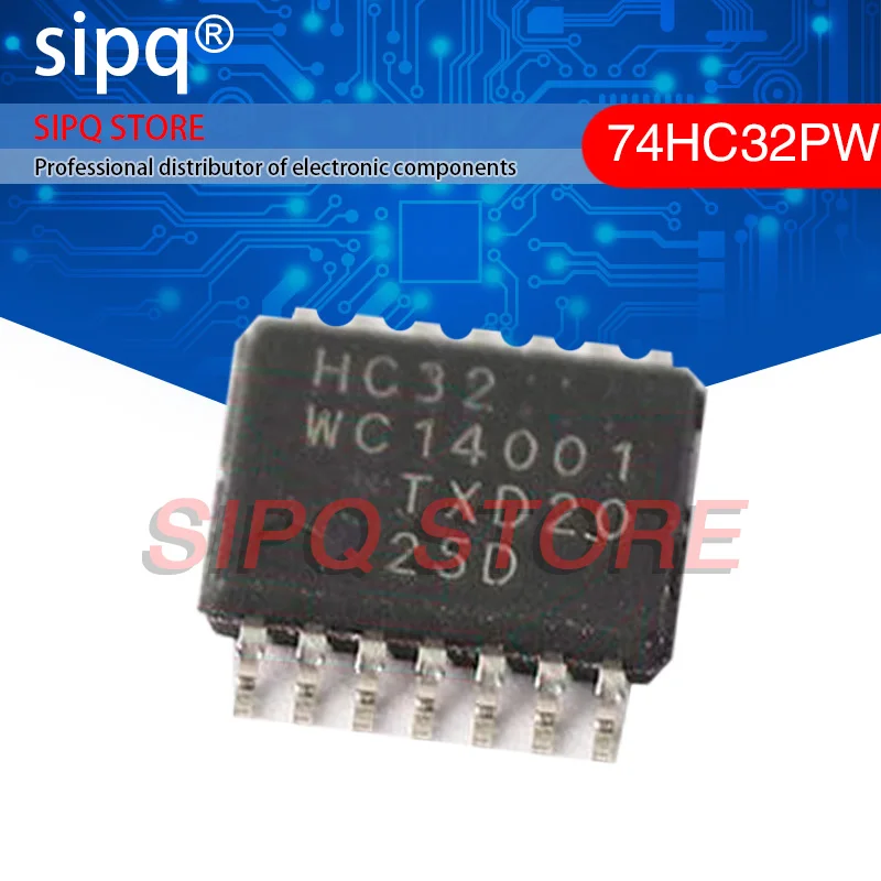 100PCS/LOT 74HC32PW,118 74HC32 TSSOP-14 Brand New and Original In Stock Authentic Product
100PCS/LOT 74HC32PW,118 74HC32 TSSOP-14 Brand New and Original In Stock Authentic Product