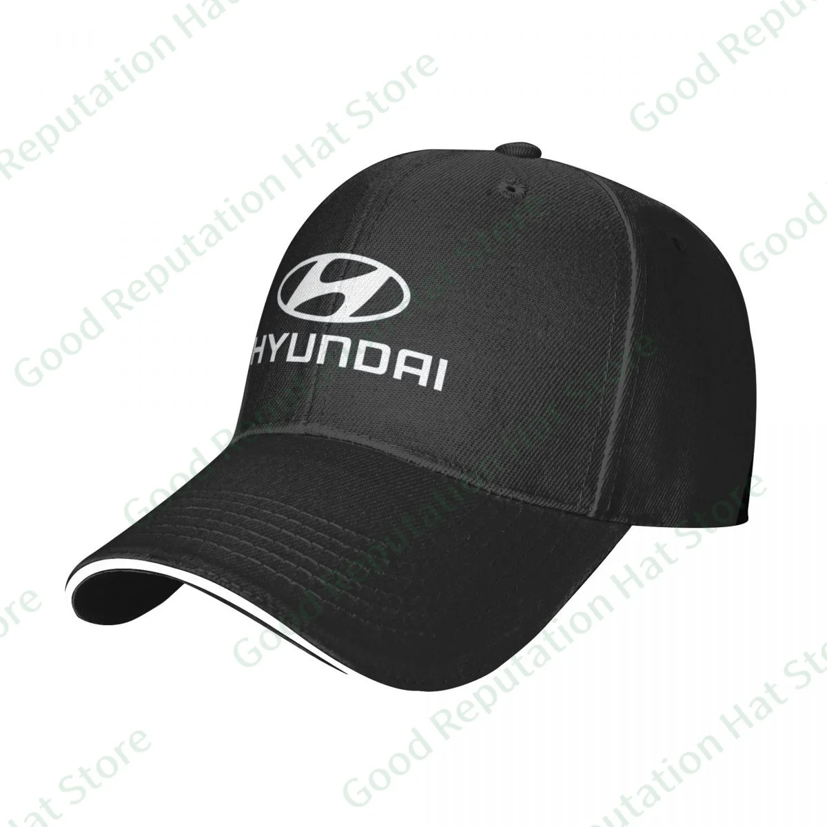 

Men Women Multiple Colour Hyundai Baseball Cap Peaked Cap Adjustable Unisex Summer Dad Hat Shade Sport Baseball Hats