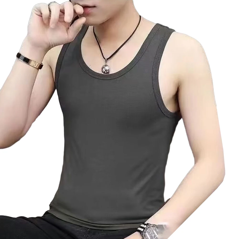 

Mens Fleece Lined Tank Top Vest Underwear Warm Thermal Base Layer Undershirt Thermo Clothing Pajamas Breathable Base T-Shirt