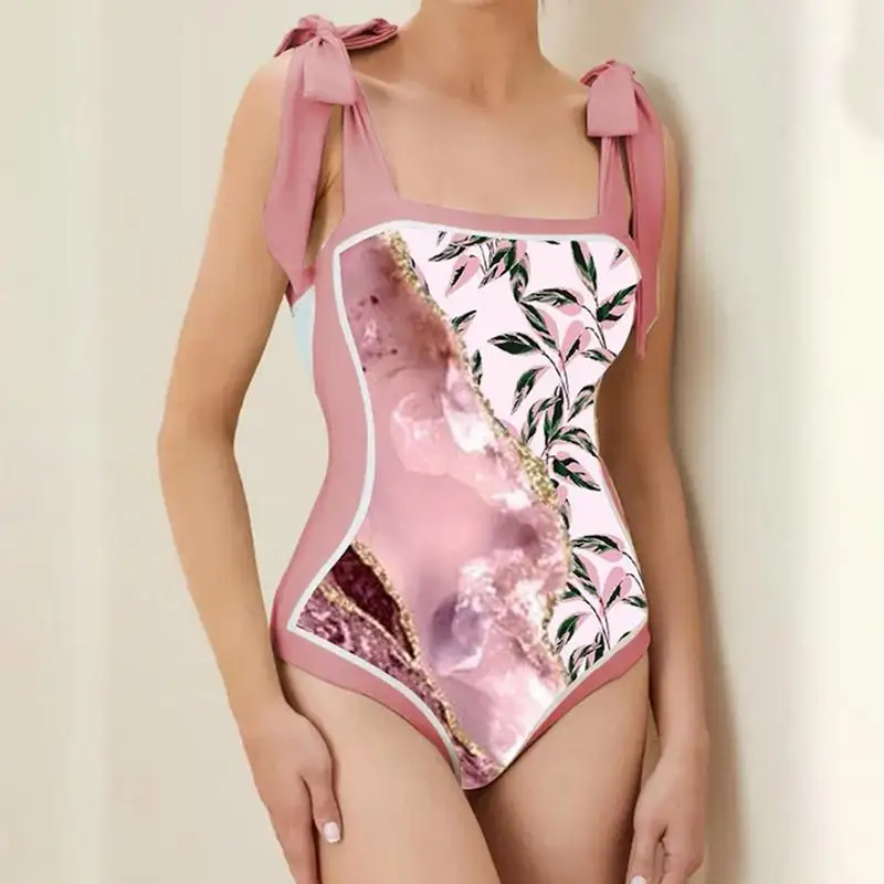 2023 Fashion Floral Print One-Piece Swimsuit Set With Skirt Women's Bandage Summer Beach Wear
2023 Fashion Floral Print One-Piece Swimsuit Set With Skirt Women's Bandage Summer Beach Wear