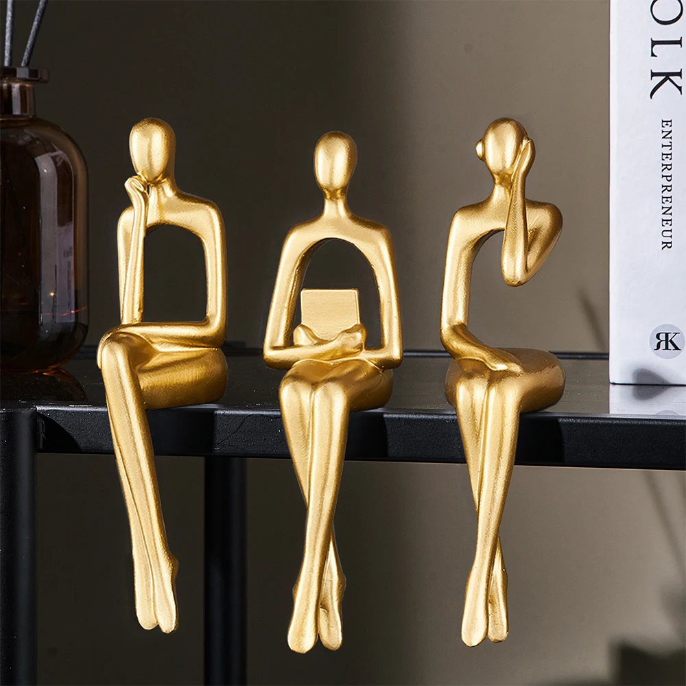 Home Decoration Accessories Resin Abstract Thinker Statue Bookshelf Sculpture Living Room Decoration Figurines for Indoor
Home Decoration Accessories Resin Abstract Thinker Statue Bookshelf Sculpture Living Room Decoration Figurines for Indoor