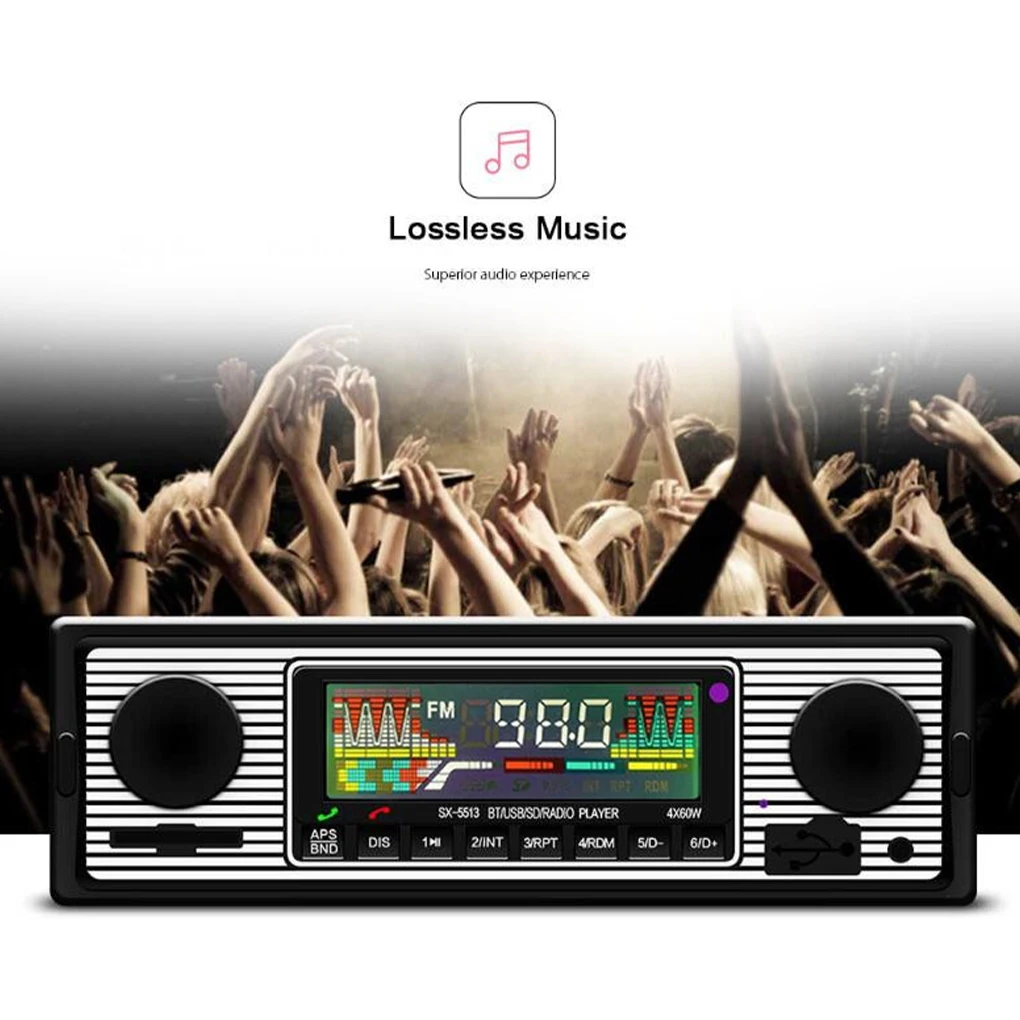

ABS Bluetooth Car Radio With Multiple Play Modes For Conference Room Excellent Selection MP3 Player