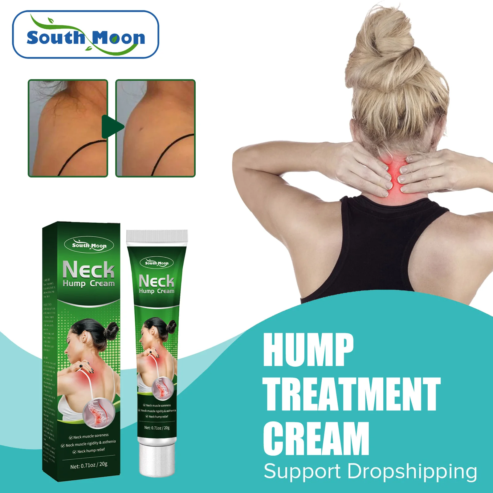 Neck Hump Removal Cream Muscle Drain Back Pain Relief Shoulder Rheumatoid Arthritis Anti Swelling Joint Stiffness Ointment 20g
Neck Hump Removal Cream Muscle Drain Back Pain Relief Shoulder Rheumatoid Arthritis Anti Swelling Joint Stiffness Ointment 20g
