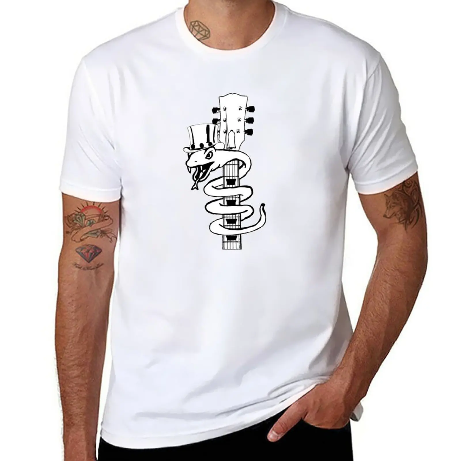 New Guitar Snake with tophat T-Shirt Short t-shirt heavyweight t shirts men t shirts
New Guitar Snake with tophat T-Shirt Short t-shirt heavyweight t shirts men t shirts