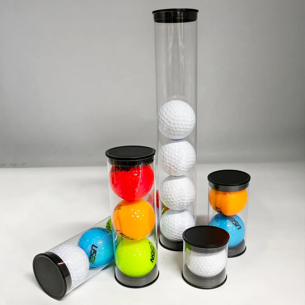 Portable Golf Ball Tube PC Transparent Round Plastic Packaging Box Various Specifications Balls Golfs Container Case Gift Box Portable Golf Ball Tube PC Transparent Round Plastic Packaging Box Various Specifications Balls Golfs Container Case Gift Box