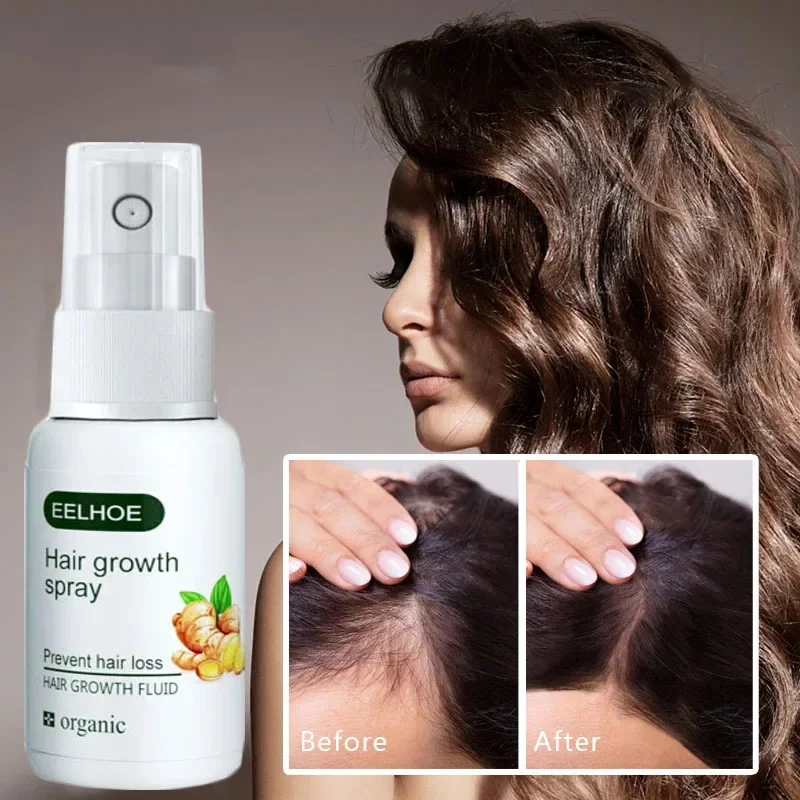 

Fast Hair Growth Oil Hair Treatment Sprays Ginger Anti Hair Loss Serum Nourish Scalp Regrowth Hairs Thinning Dry Repair Care