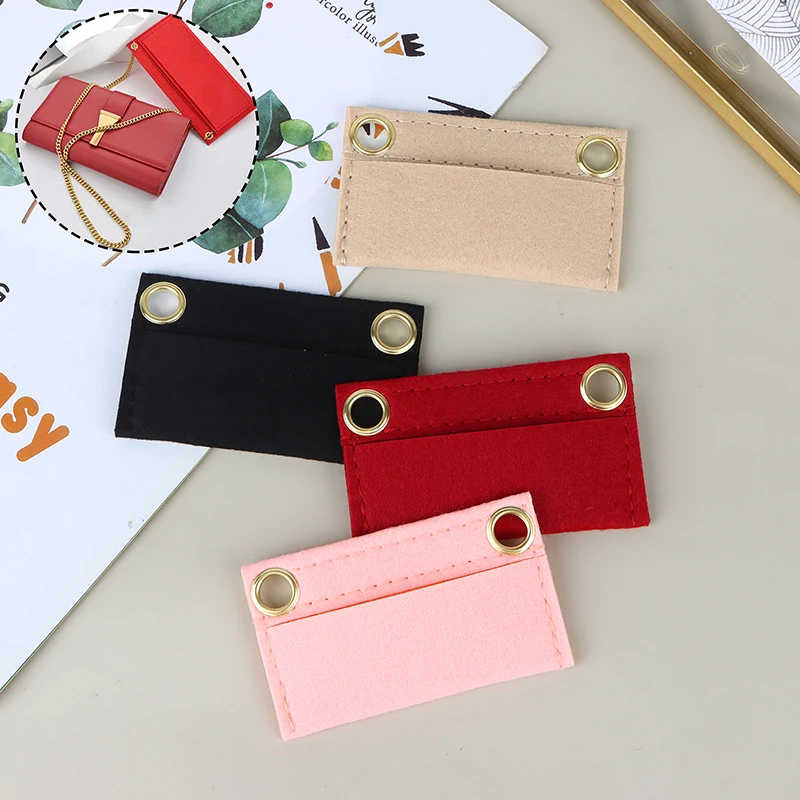 Felt Wallet Bag Liner Card Package Internal Layer Retrofitted Crossbody Bag Chain Inner Container Organzier Bag Part Accessories
Felt Wallet Bag Liner Card Package Internal Layer Retrofitted Crossbody Bag Chain Inner Container Organzier Bag Part Accessories