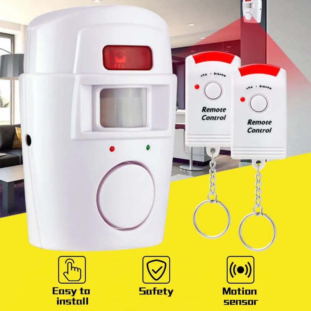 Wireless PIR Infrared Motion Sensor Alarm Security Detector Indoor Outdoor Alert System with Remote Control for Home Garage
Wireless PIR Infrared Motion Sensor Alarm Security Detector Indoor Outdoor Alert System with Remote Control for Home Garage