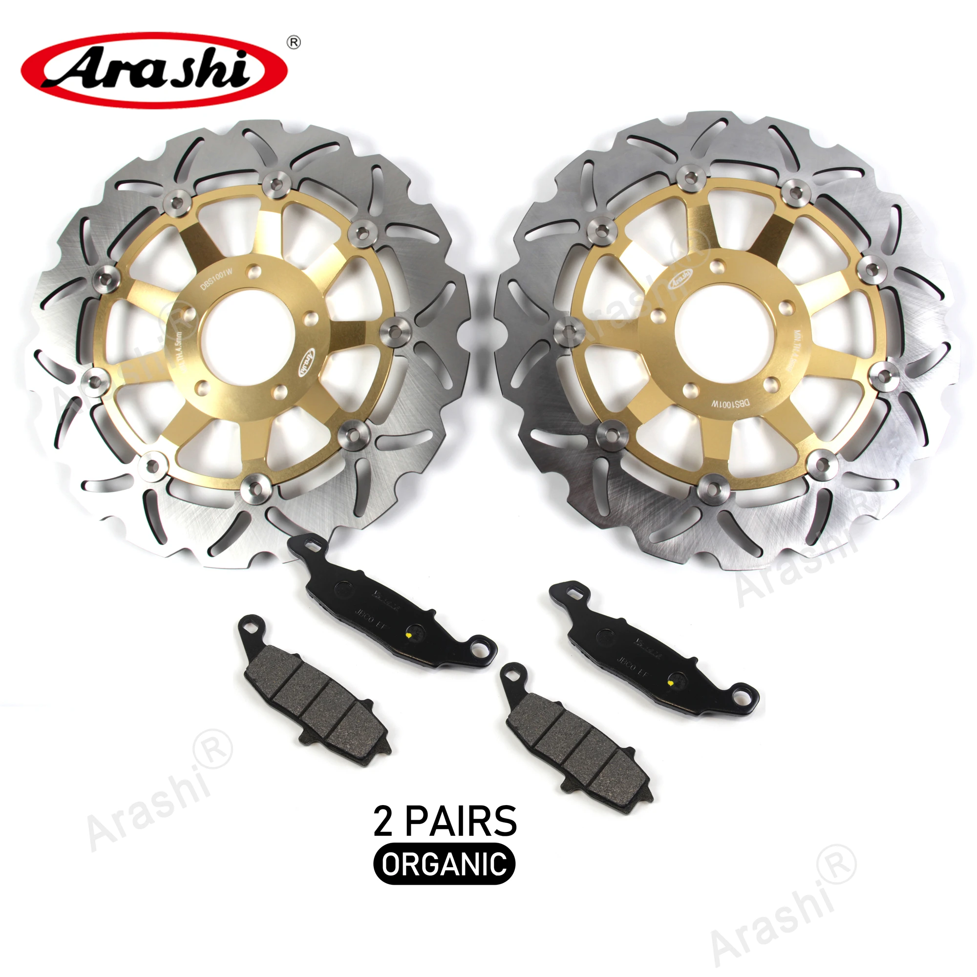 Arashi Rotors For SUZUKI GSX 750 F GSX750F 1998 1999 2000 2001 2002 2003 CNC Front Brake Disc Brake Pads Full Floating
Arashi Rotors For SUZUKI GSX 750 F GSX750F 1998 1999 2000 2001 2002 2003 CNC Front Brake Disc Brake Pads Full Floating