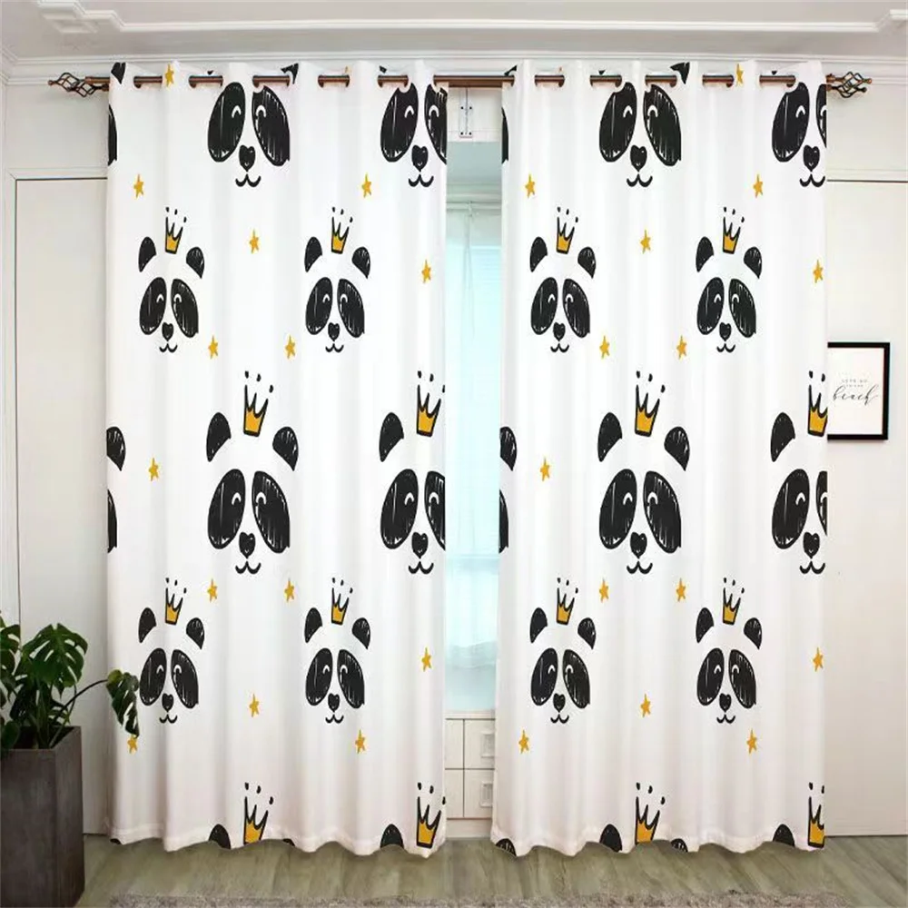 3D Print Crown Cartoon Cute Panda Bamboo Series Green Leaves 2 Pieces Thin Shading Curtain Living Room Bedroom Home Decor Hook
3D Print Crown Cartoon Cute Panda Bamboo Series Green Leaves 2 Pieces Thin Shading Curtain Living Room Bedroom Home Decor Hook