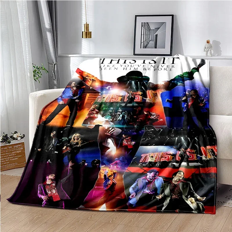 Michael J-Jackson Blanket Super Soft high quality Blanket for Travel Bedding Couch Hiking Bed comfortable Blanket Birthday Gift Michael J-Jackson Blanket Super Soft high quality Blanket for Travel Bedding Couch Hiking Bed comfortable Blanket Birthday Gift