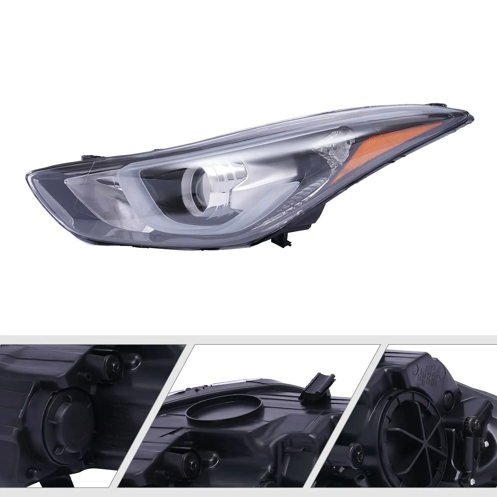 Fits for 2014 2015 2016 Hyundai Elantra Halogen Headlight LED Left Driver Side LH Car Parts
Fits for 2014 2015 2016 Hyundai Elantra Halogen Headlight LED Left Driver Side LH Car Parts