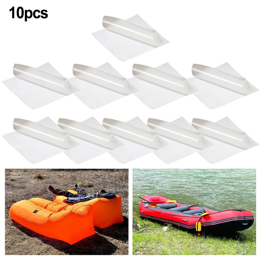 10pcs Invisible Tent Repair Tape Transparent Tent Repair Tape Inflatable Boat Raincoat Gear Repair Patch Survival Accessories
10pcs Invisible Tent Repair Tape Transparent Tent Repair Tape Inflatable Boat Raincoat Gear Repair Patch Survival Accessories