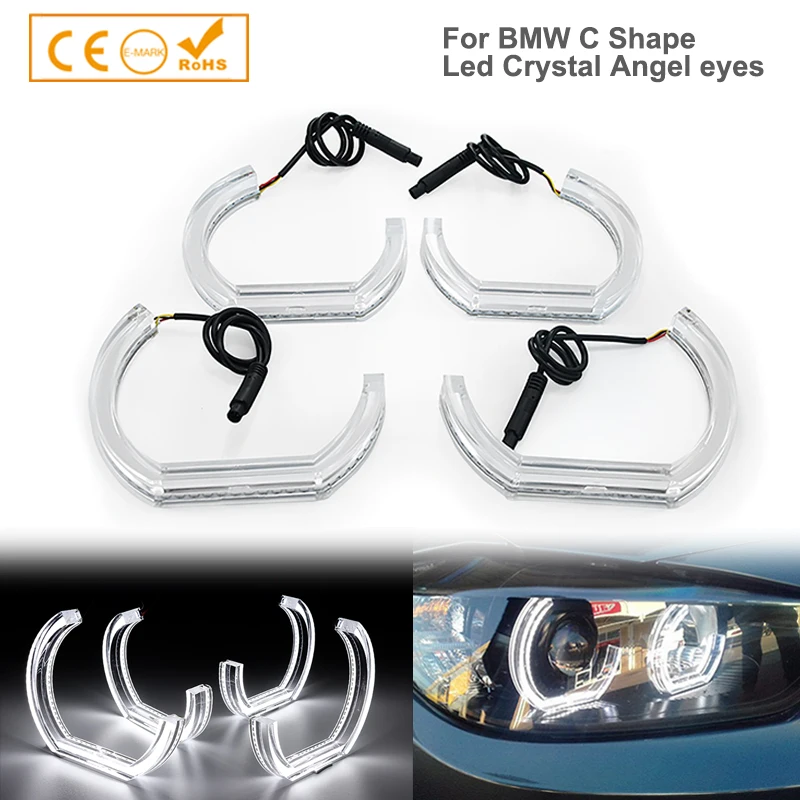 LED Angel Eyes Crystal Halo Ring 3D DTM LCI M4 Style For BMW E90 E92 F30 F31 E60 E82 M5 Xenon Headlight DRL Turn Signal
LED Angel Eyes Crystal Halo Ring 3D DTM LCI M4 Style For BMW E90 E92 F30 F31 E60 E82 M5 Xenon Headlight DRL Turn Signal