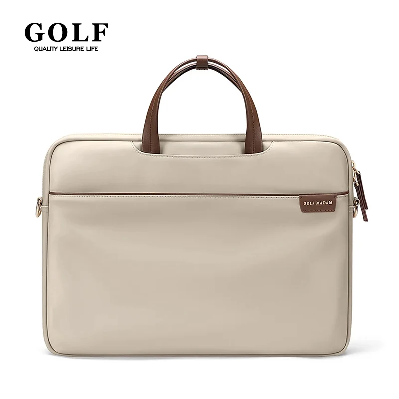 GOLF Laptop Bag Tote 14 to 15.6 Inch for Women Bussiness Female Briefcase Bag Large Capacity Casual Handbags with Shoulder Strap
GOLF Laptop Bag Tote 14 to 15.6 Inch for Women Bussiness Female Briefcase Bag Large Capacity Casual Handbags with Shoulder Strap