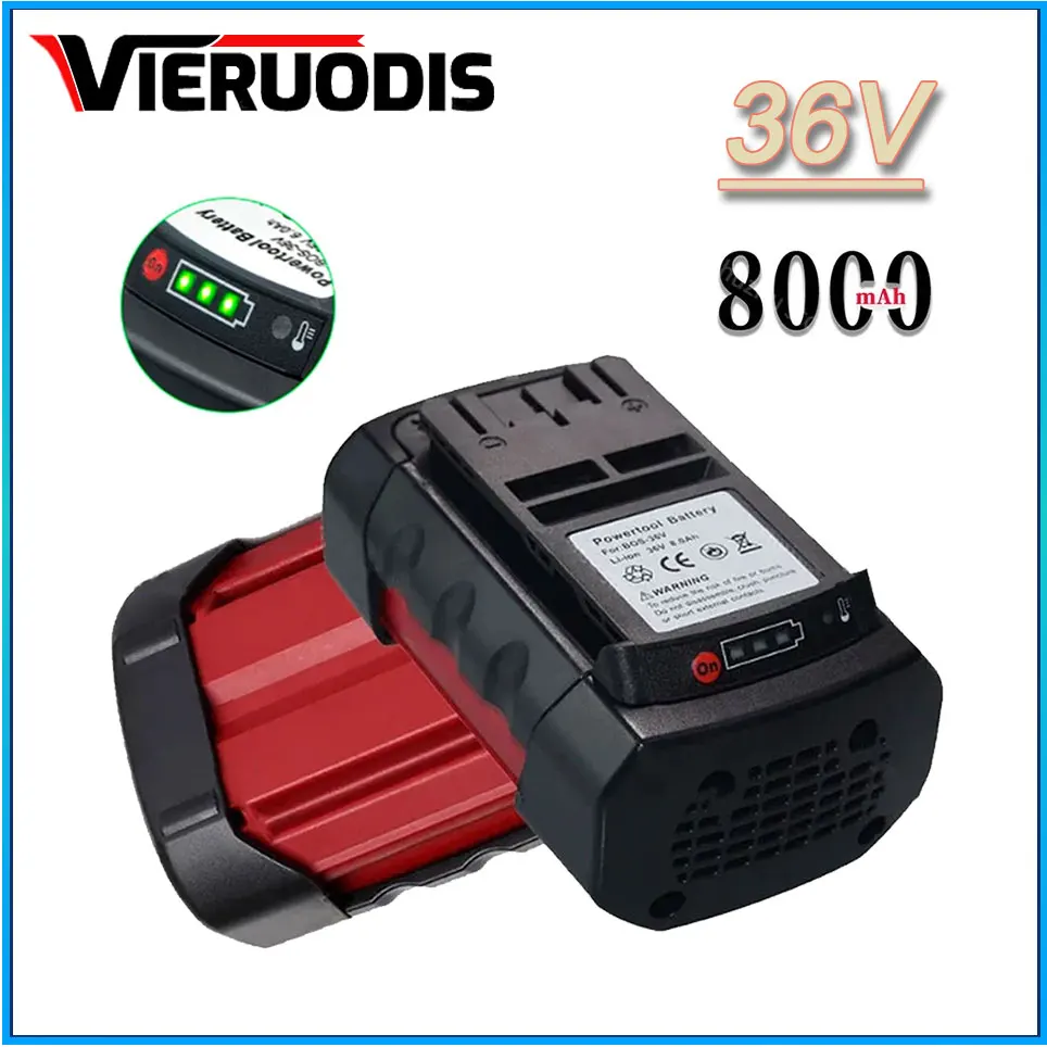 For Bosch 36V 8.0AH Li-ion Replacement Battery for Bosch 2607336003 2607336108 BAT810 BAT840 D-70771 Power Tool Battery
For Bosch 36V 8.0AH Li-ion Replacement Battery for Bosch 2607336003 2607336108 BAT810 BAT840 D-70771 Power Tool Battery