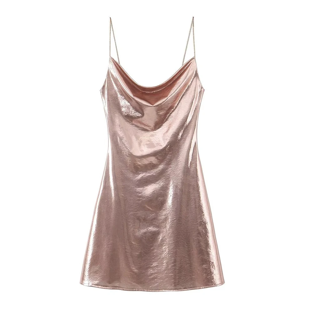 Women Metal Low Cut Sexy Suspenders Casual Slim Backless Sleeveless Tank Top Robe Party Solid Nightclub Female Long Dresses
Women Metal Low Cut Sexy Suspenders Casual Slim Backless Sleeveless Tank Top Robe Party Solid Nightclub Female Long Dresses