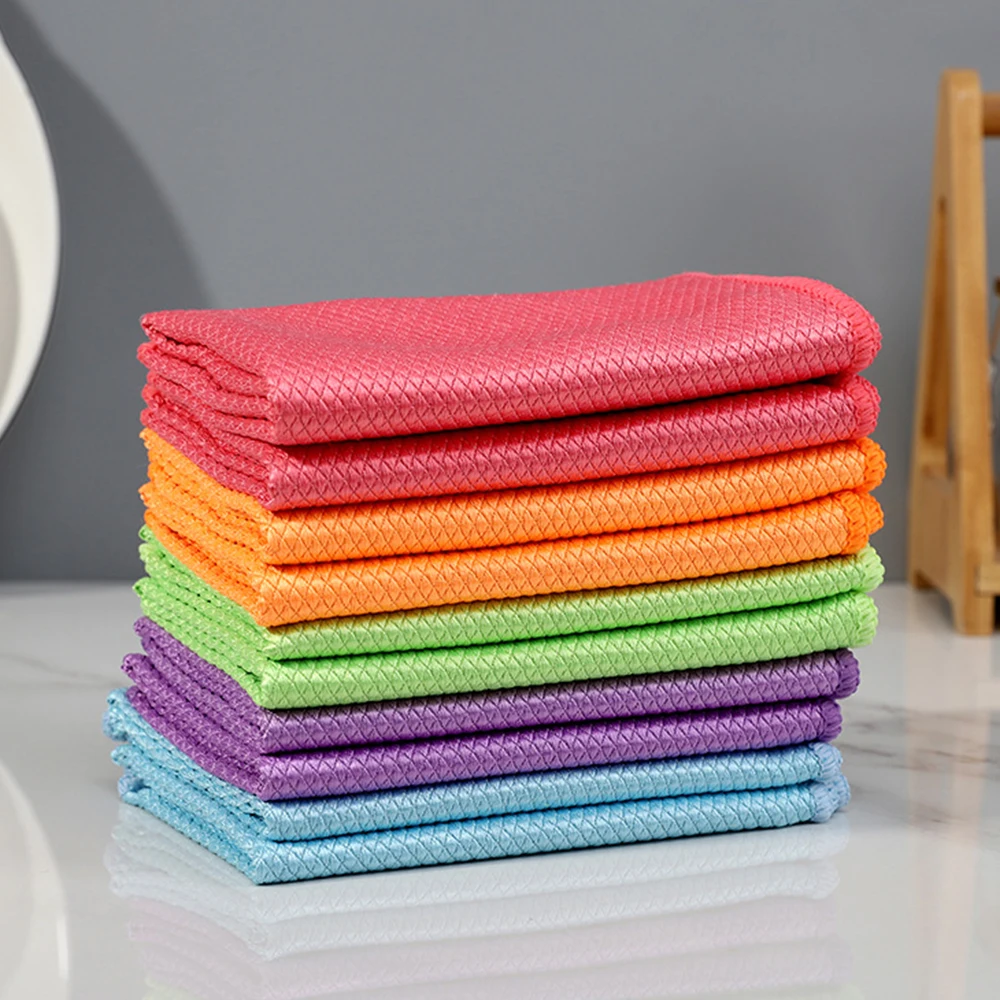 5pcs Car Fish Scale Microfiber Grid Rag Wipe Glass Without Water Marks Cloth Thickened Kitchen Cleaning Towel Absorbing Stains
5pcs Car Fish Scale Microfiber Grid Rag Wipe Glass Without Water Marks Cloth Thickened Kitchen Cleaning Towel Absorbing Stains
