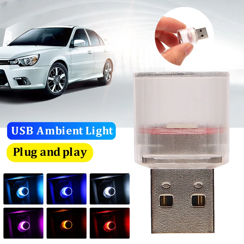 Mini USB Car Ambient Light Colorful Flash LED Atmosphere Lamp Portable Plug Play Auto Interior Decorative Lighting Night Light
Mini USB Car Ambient Light Colorful Flash LED Atmosphere Lamp Portable Plug Play Auto Interior Decorative Lighting Night Light