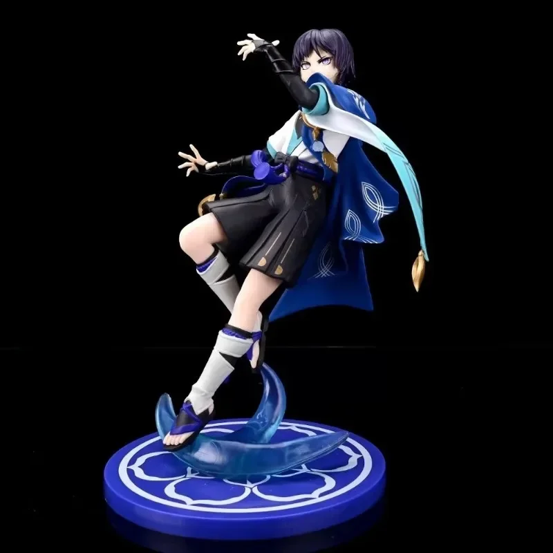 

24cm Anime Figures Genshin Impact Wanderer Gk Kawaii Wanderer Figurine Pvc Statue Model Doll Collectible Room Decoration Toys