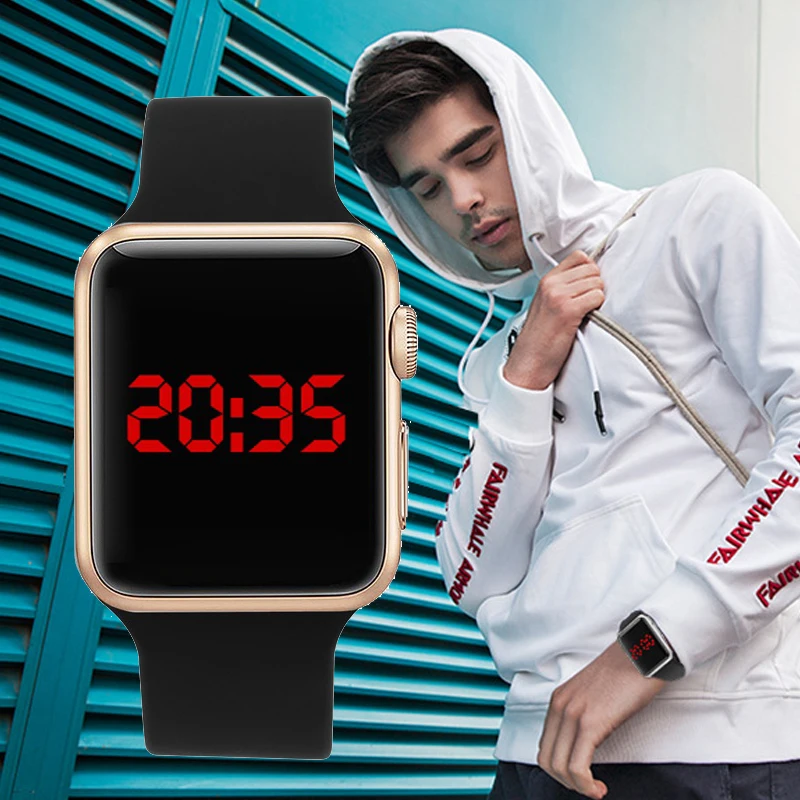 LED Digital Watch For Men 2022 New Black Sport Electronic Waterproof Wristwatch For Women Orologio uomo часы мужские relogio
LED Digital Watch For Men 2022 New Black Sport Electronic Waterproof Wristwatch For Women Orologio uomo часы мужские relogio