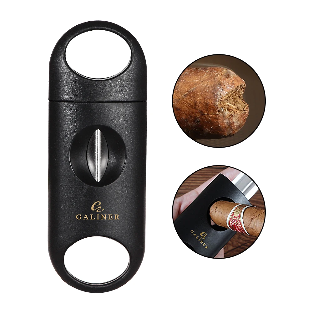 GALINER Professional V Knife Guillotine Tobacco Cutting For Tobacco Smoking Accessories Scissors Cigar Cutter Clipper
GALINER Professional V Knife Guillotine Tobacco Cutting For Tobacco Smoking Accessories Scissors Cigar Cutter Clipper